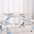 Ensemble de table en aluminium populaire populaire table pliante et chaise